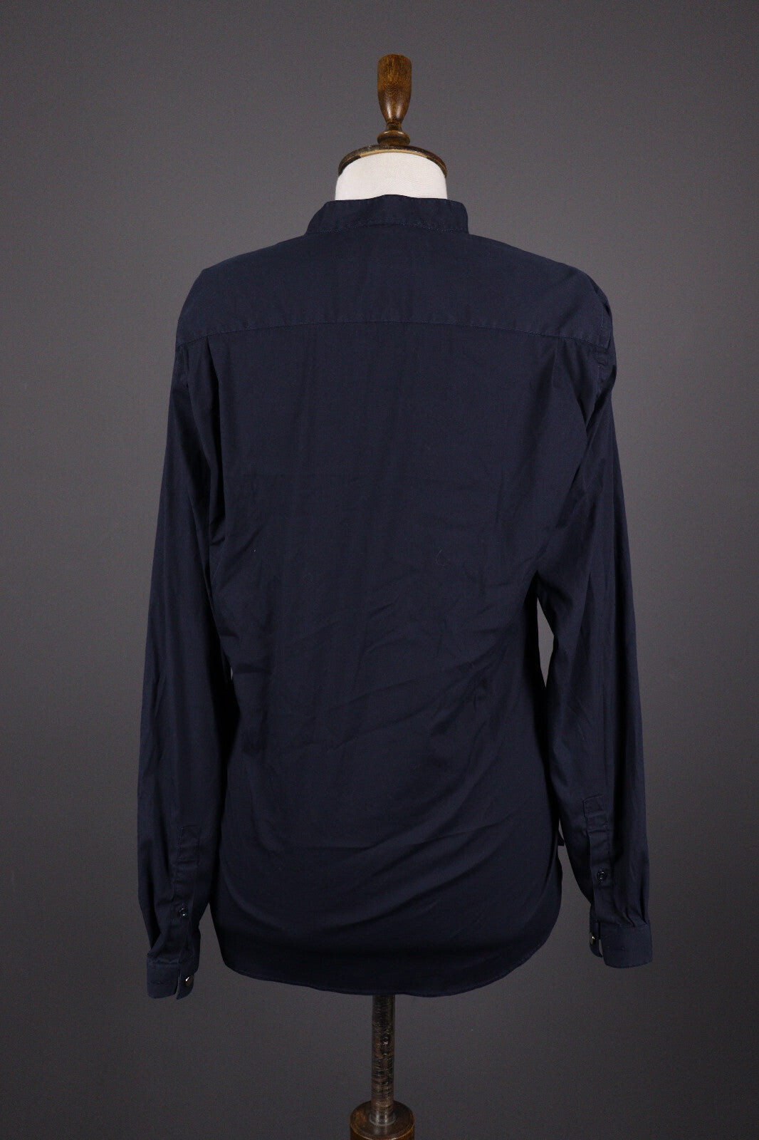 The Kooples Fitted Navy Black Long Sleeve Blouse Shirt – Size M