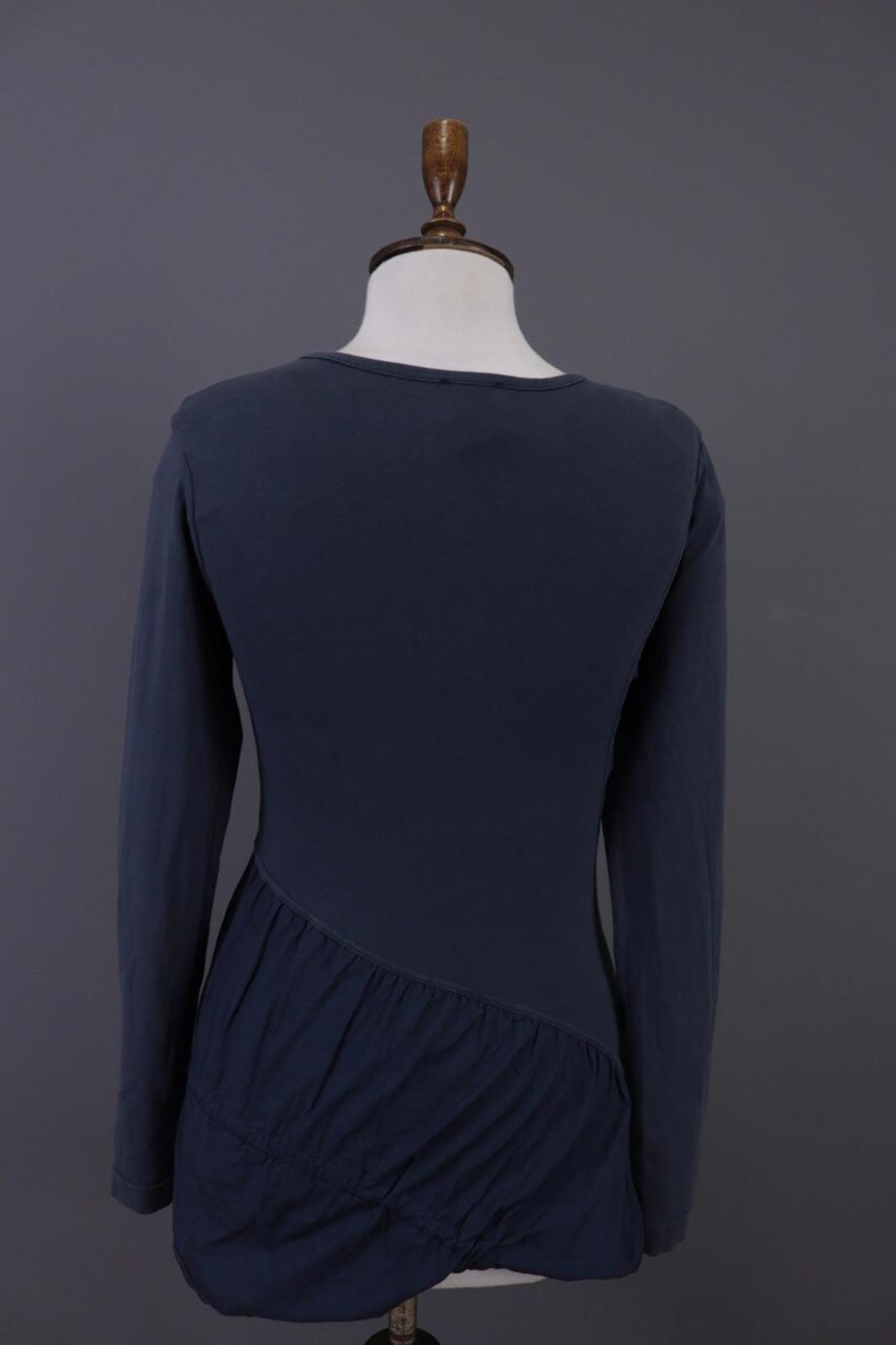 RUNDHOLZ Blue Lagenlook Designer Long Sleeve Top Shirt Tunic – Size XS