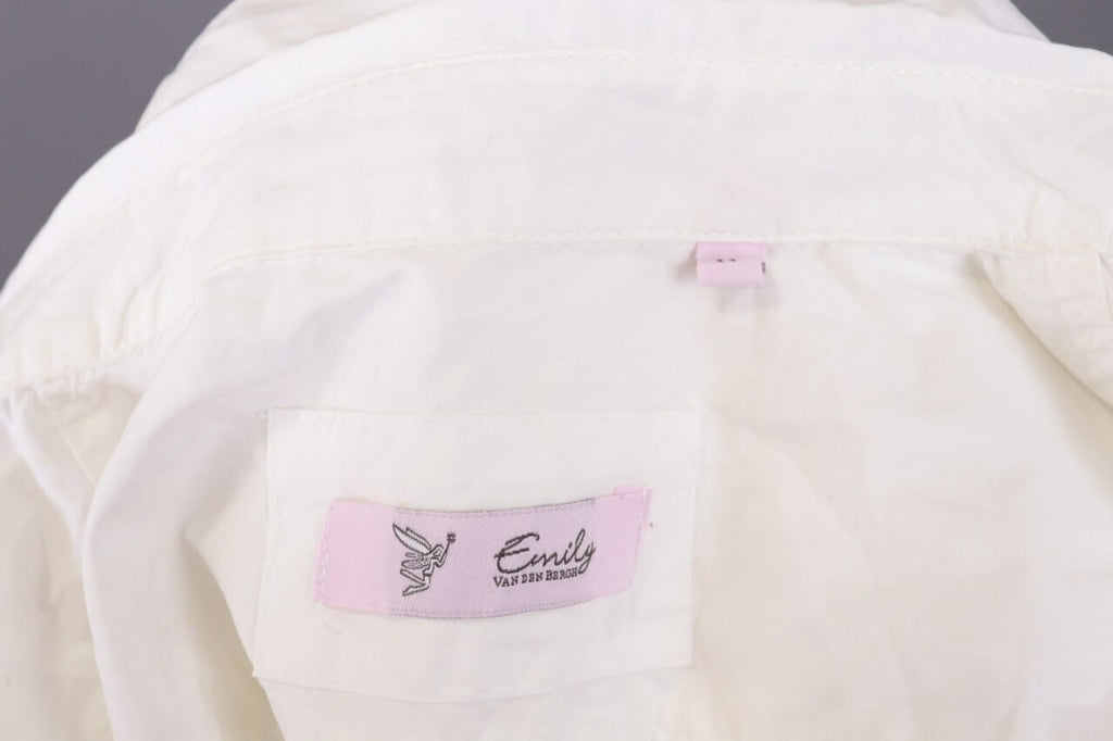 Emily Van Den Bergh White Long Sleeve Blouse Tunic Shirt – Size 44