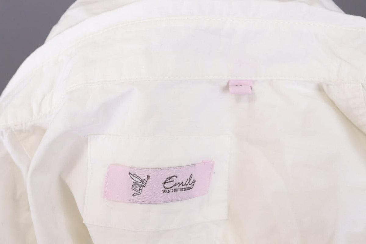 Emily Van Den Bergh White Long Sleeve Blouse Tunic Shirt – Size 44