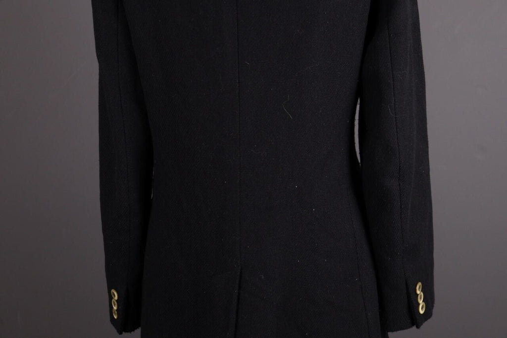 WEEKEND MAX MARA Black Multipocket Wool Tweed Coat – Size I 44 / GB 12 / USA 10