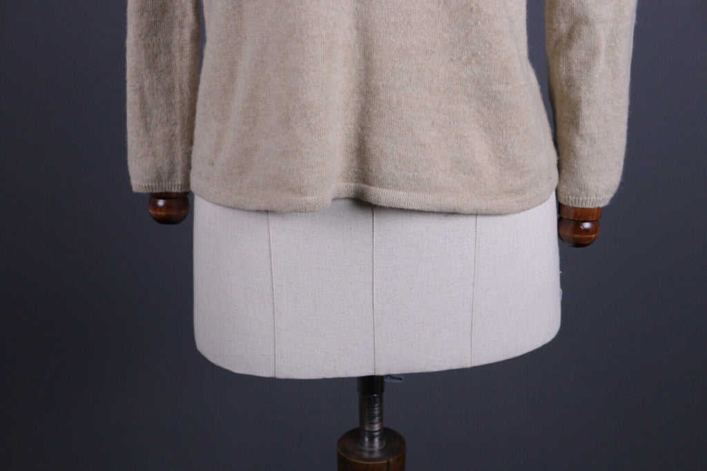 J. Crew Beige Knit 100% Italian Cashmere Soft Sweater – Size XXS