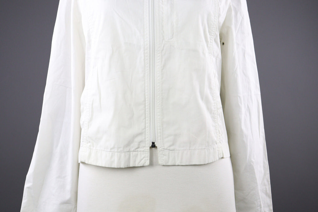Armani Jeans Cropped Full Zip Bomber Jacket – Women's USA 10
