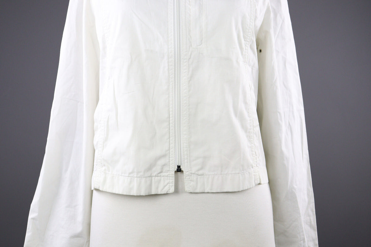 Armani Jeans Cropped Full Zip Bomber Jacket – Women's USA 10