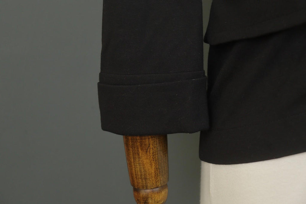 MARIMEKKO Ritva Falla Black Formal Notch Lapel Double Breasted Blazer Jacket S/M