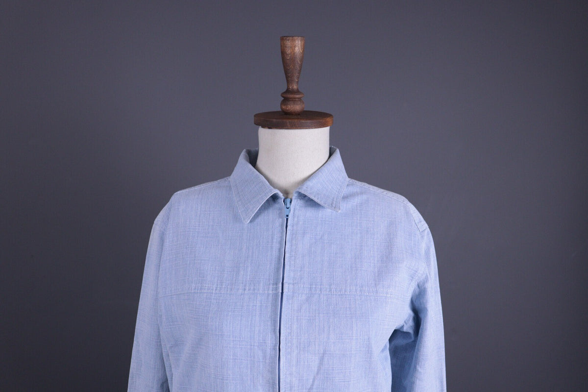 Saint James Depuis 1889 Blue Denim Coach Jacket – Size L-XL US14?