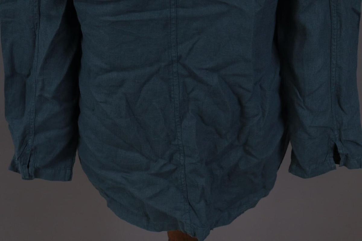 TRANSIT PAR SUCH 164 Blue Lagenlook Lightweight Linen Coat Jacket – Size 5