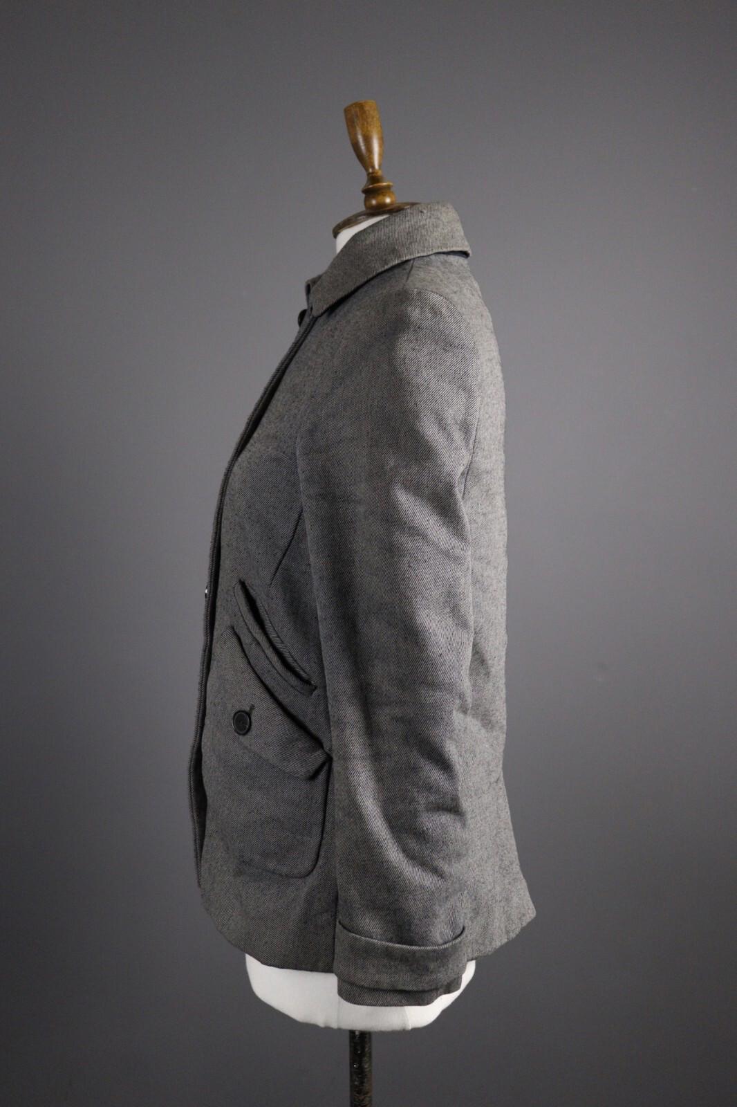 LACOSTE Wool Multipocket Double Breasted Pea Coat Jacket – Size 36