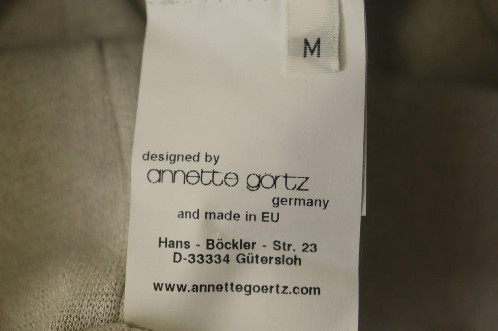 ANNETTE GORTZ Gray White Regular Fit Sleeveless V-Neck Pullover Tank Top – Size M