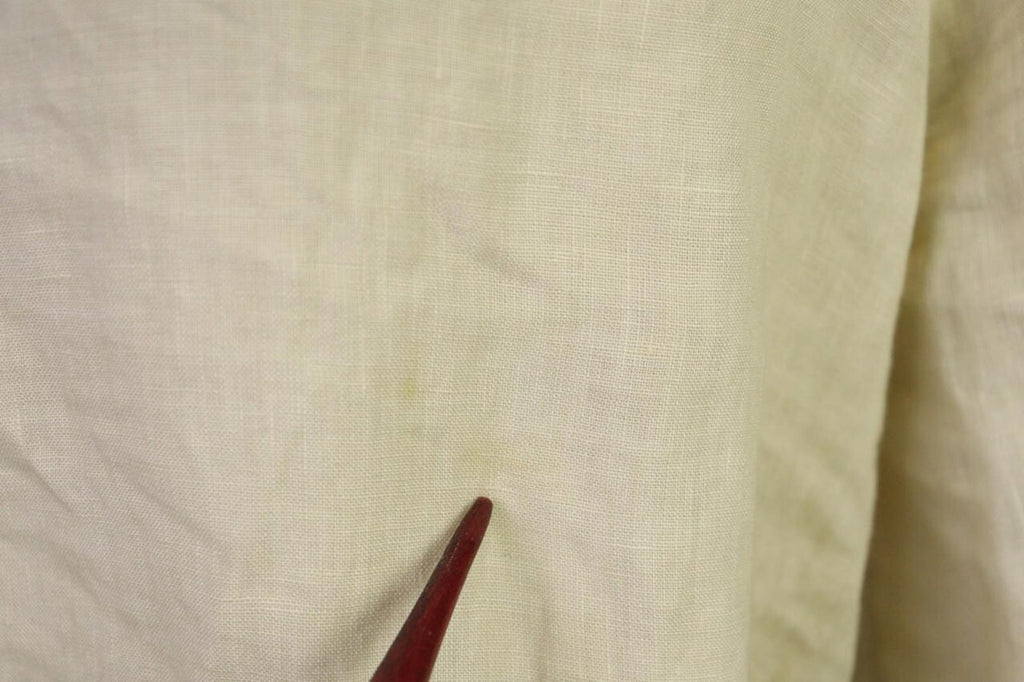 120% LINO Linen 3/4 Sleeve A-Line Lagenlook Blouson Long Dress – Size 48