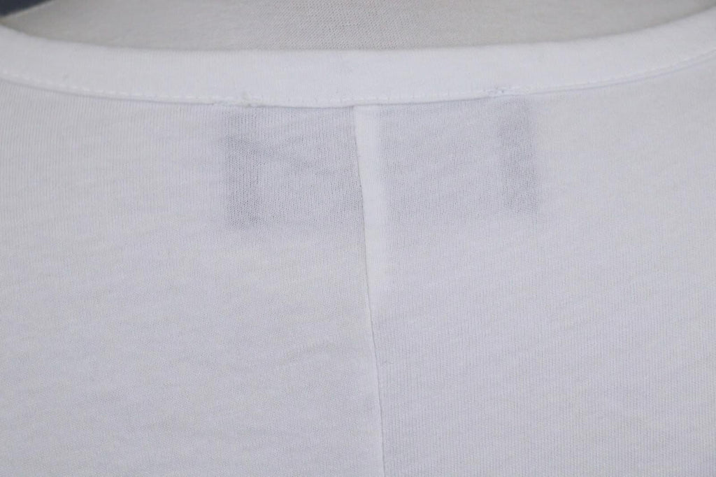 OZAI N KU White Cotton Round Neck Short Sleeve High Low Tee Shirt Dress – Size S – Used