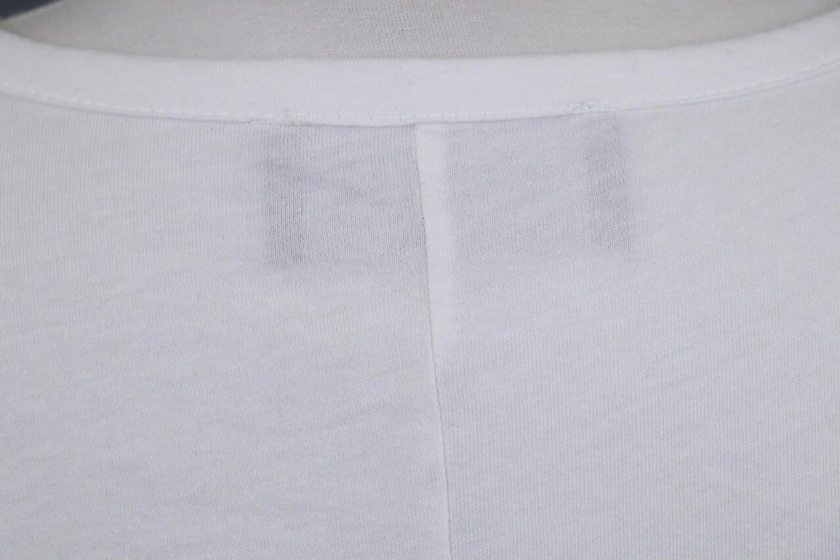 OZAI N KU White Cotton Round Neck Short Sleeve High Low Tee Shirt Dress – Size S – Used