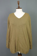 TRANSIT PAR SUCH Green Knit Lagenlook Tunic Sweater – Size 4