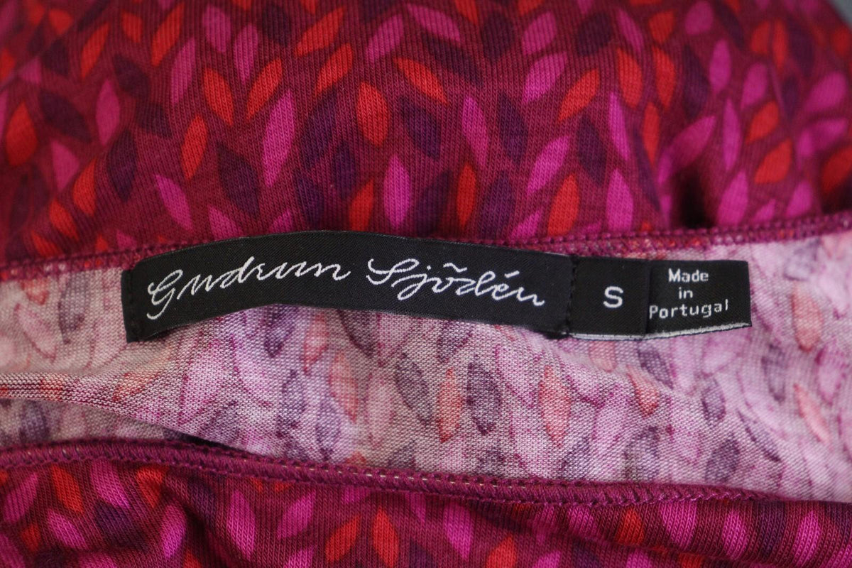 GUDRUN SJODEN Multicolor Floral Long Sleeve Blouse Top Shirt – Size S