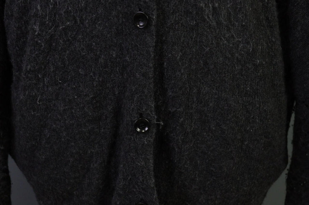OSKA Gray Lagenlook Obersized Wool Mohair Angora Cardigan Sweater
