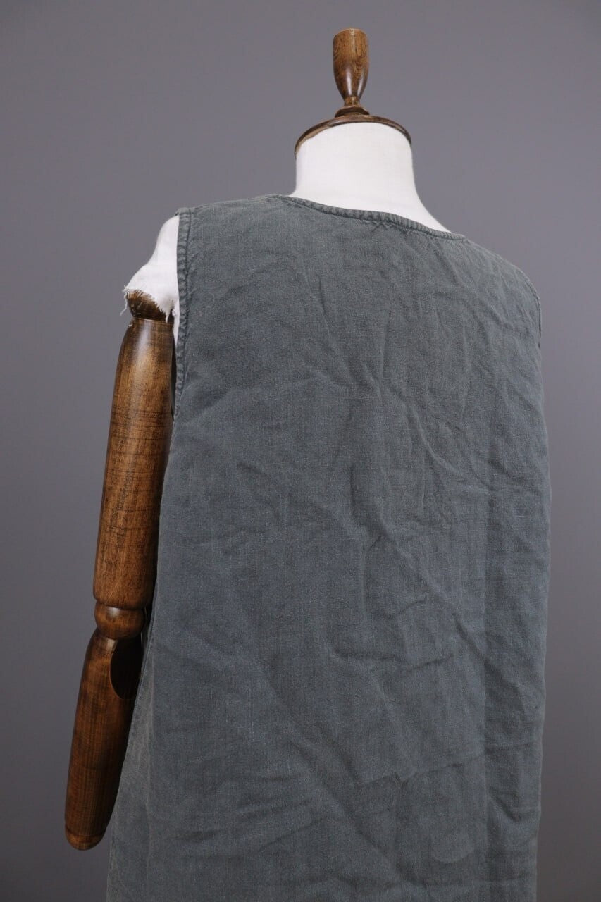 Oska Gray Linen Relaxed Lagenlook Oversized Tunic Dress – Size 4