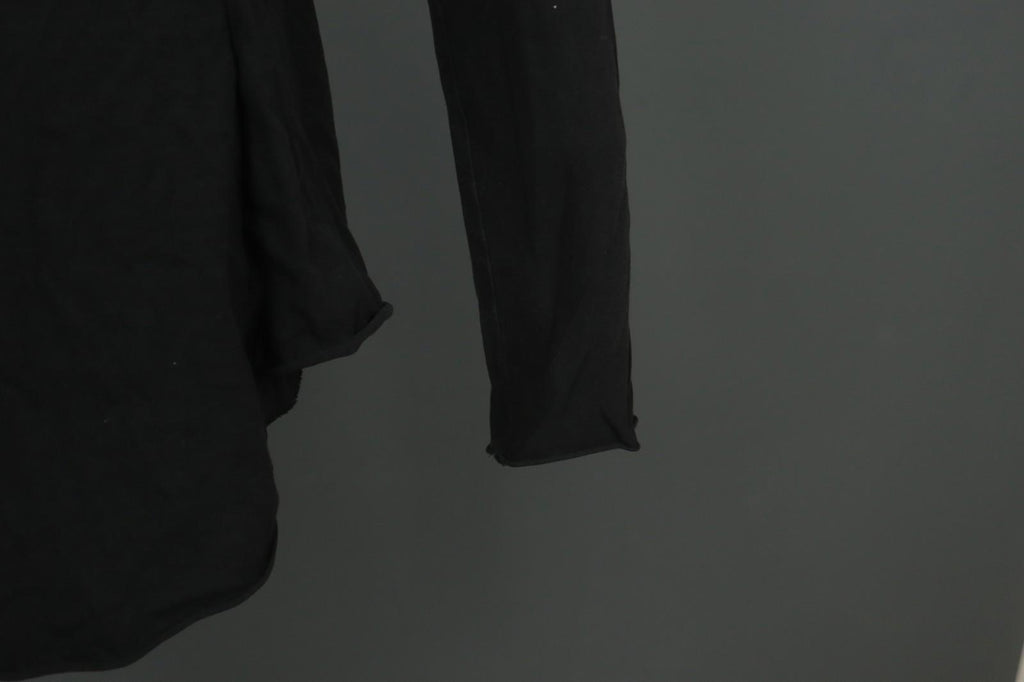 RUNDHOLZ Black Cotton Long Sleeve Round Neck Stretchable Blouse Top – Size L