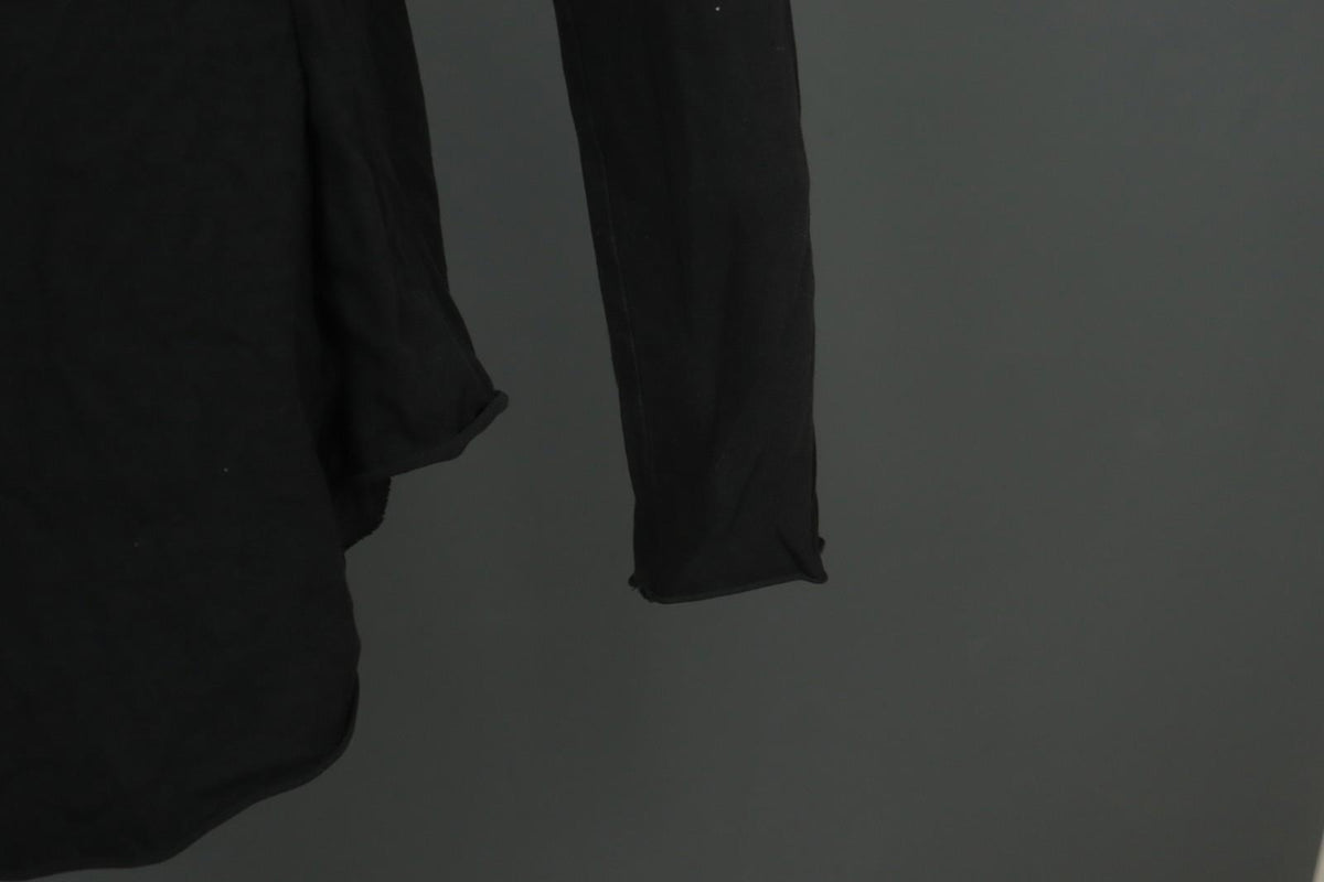 RUNDHOLZ Black Cotton Long Sleeve Round Neck Stretchable Blouse Top – Size L
