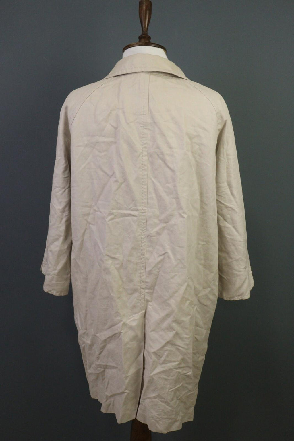 'S MAX MARA White Cotton Ramie Overcoat Coat Jacket – Size 12
