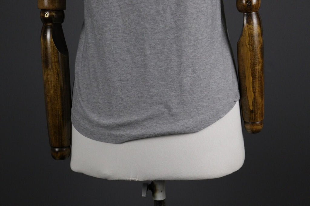 ETRO MILANO Gray Printed Cotton Short Sleeve Top T-Shirt – Size 40