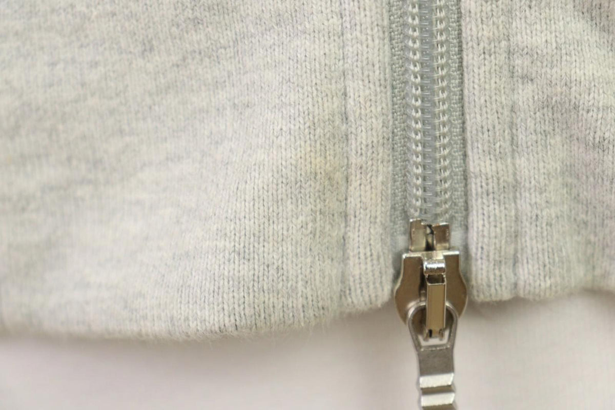 BARACUTA ENGLAND Gray High Neck Full Zip Track Jacket – Size M