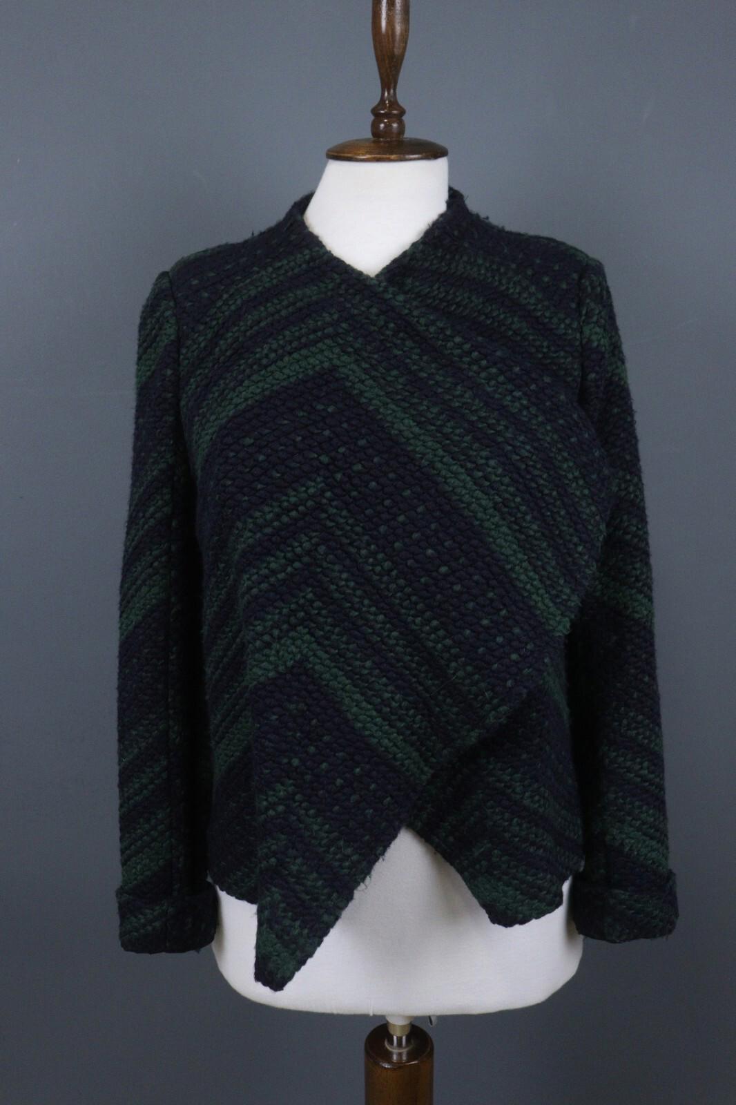 BA&SH ZOLA Multicolor Striped Long Sleeve Open Front Cardigan Sweater – Size 1