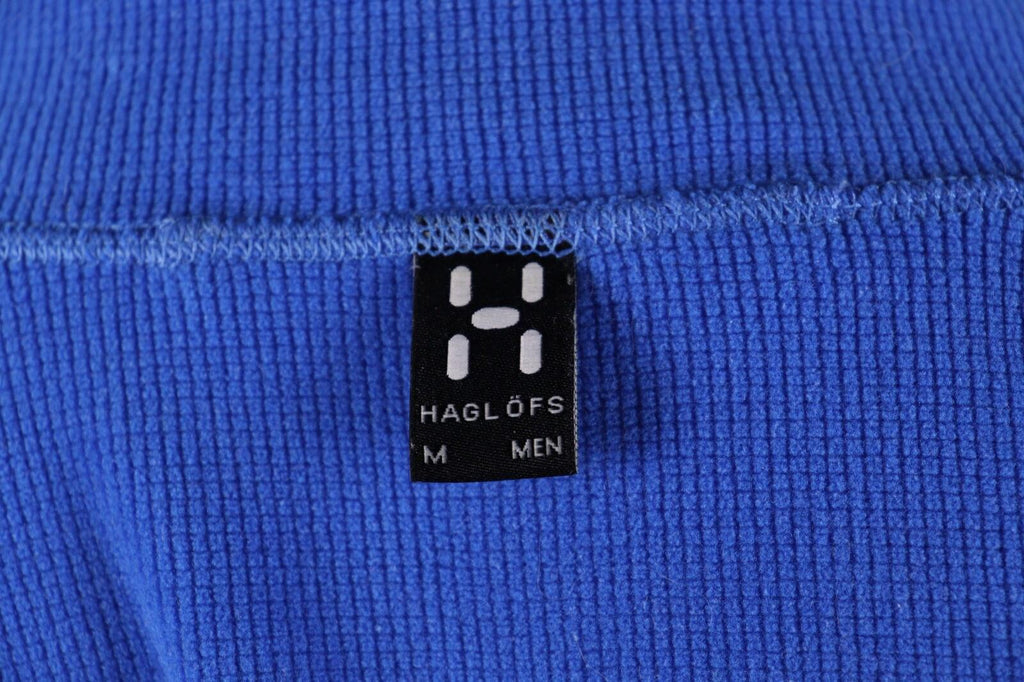 HAGLOFS Stem Full Zip Blue Fleece Hiking Sweater – Size M
