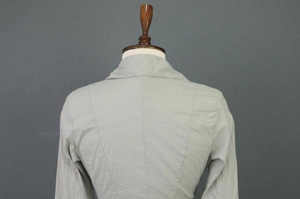 TRANSIT PAR SUCH Gray Beolt Long Sleeve Cape Top Blouse Shirt – Size 1
