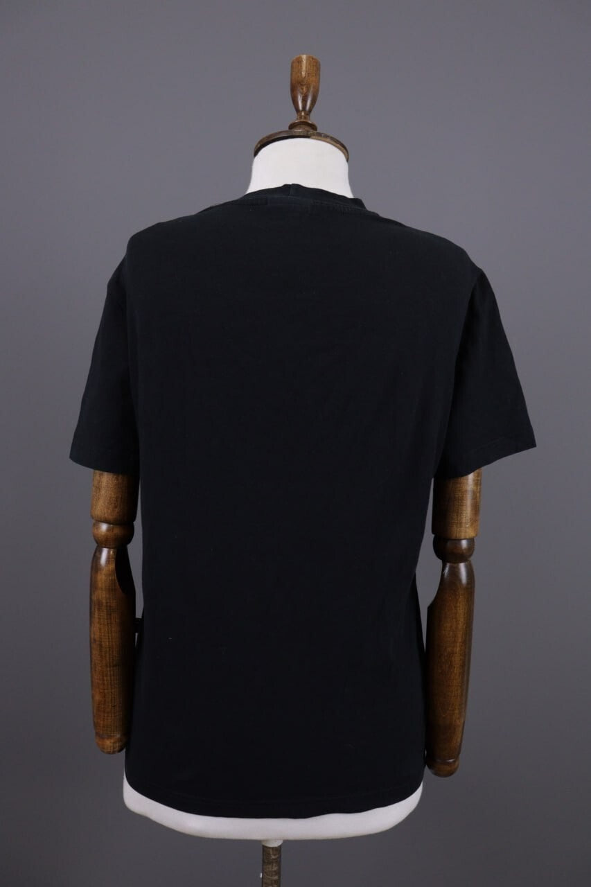 Just Cavalli Black Big Logo Black Short Sleeve T-Shirt – Size L