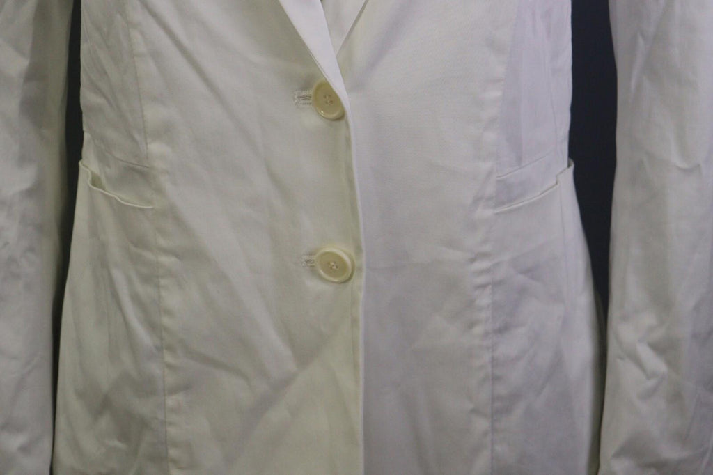 ETRO MILANO White Two Button Blazer Jacket – Size 44