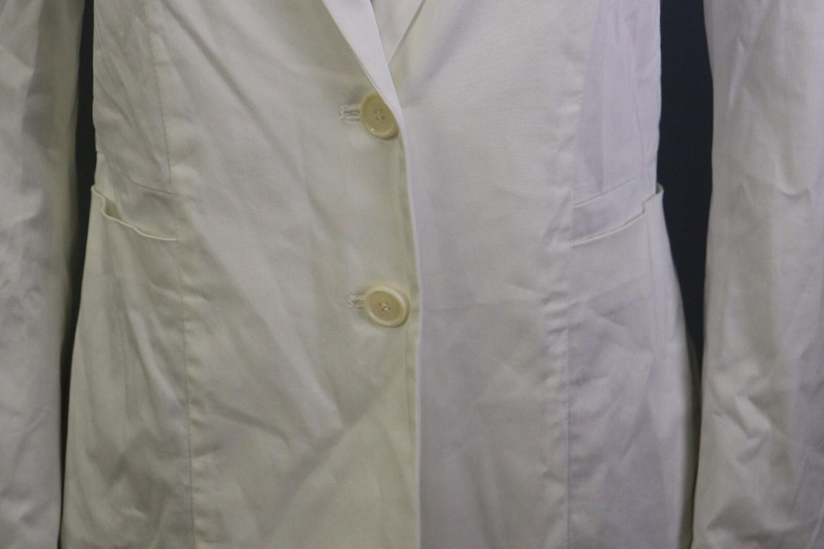 ETRO MILANO White Two Button Blazer Jacket – Size 44