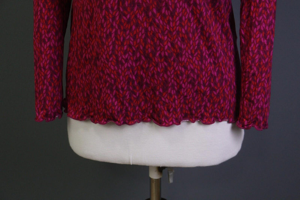GUDRUN SJODEN Multicolor Floral Long Sleeve Blouse Top Shirt – Size S