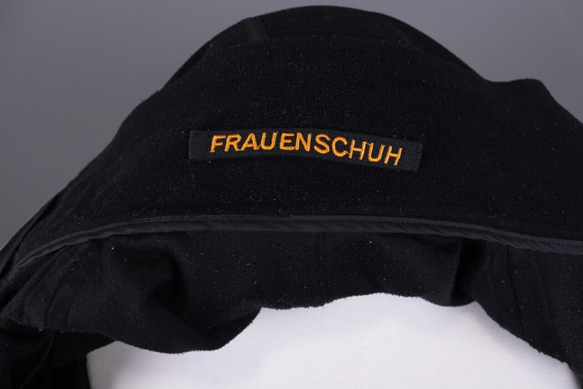 Frauenschuh Balck High Neck Pockets Full Zip Fleece Jacket – Size L
