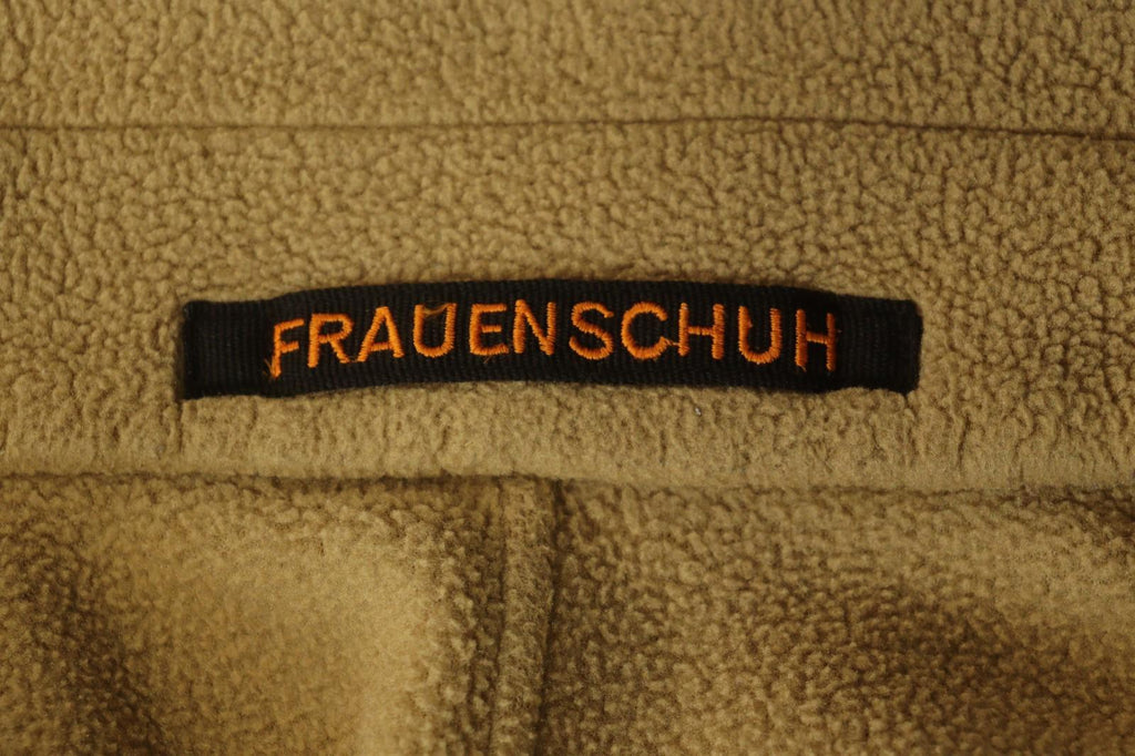 FRAUENSCHUH Tan Long Sleeve Mock Neck Athletic Full Zip Fleece Jacket – Size S