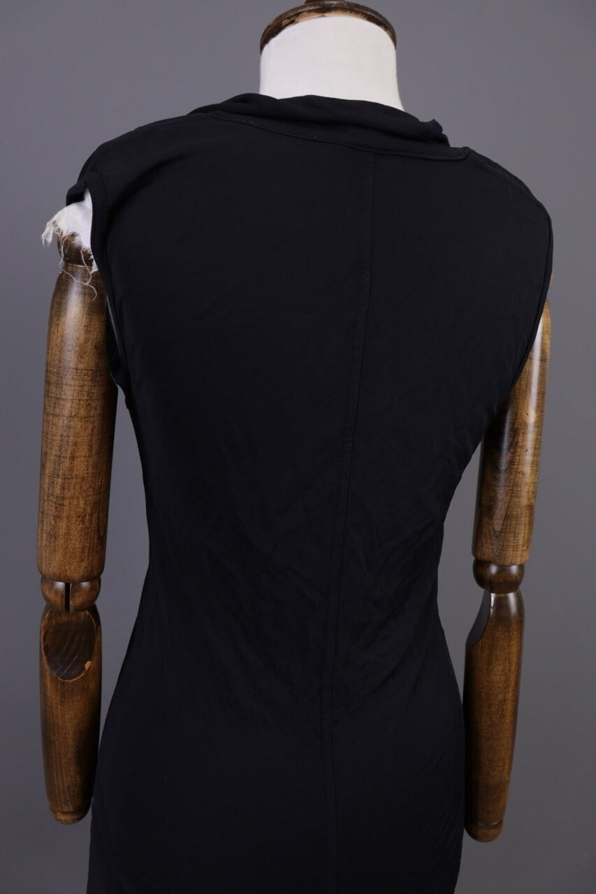 Transit Par Such 131 Black Sleeveless Bodycon Tunic Dress – Size 3