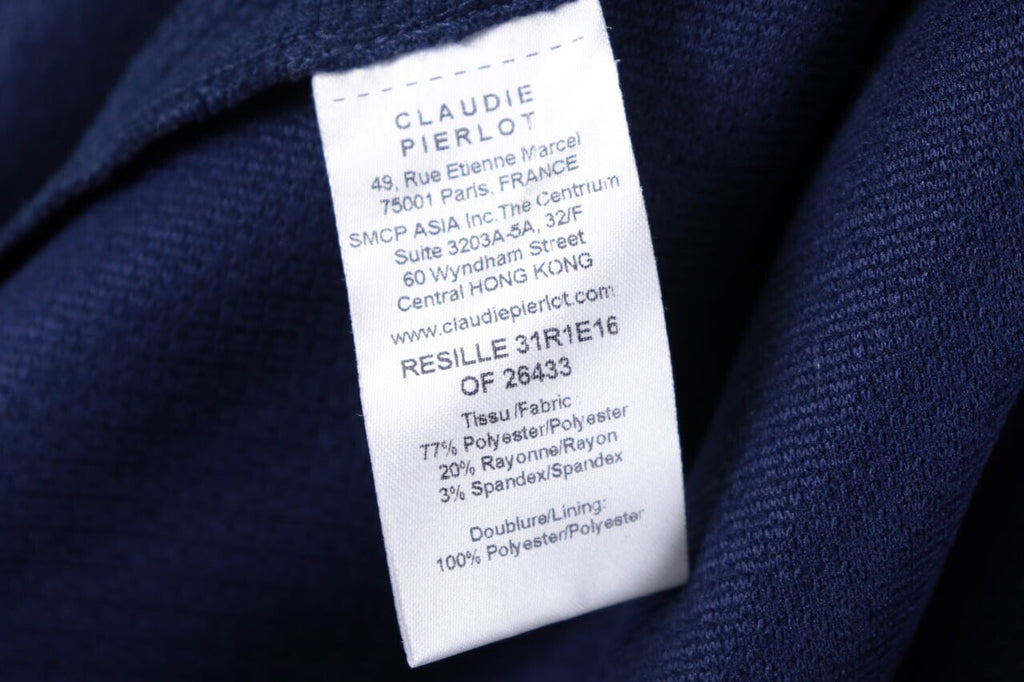 Claudie Pierlot Blue Summer Party Cocktail Evening Skeater Dress – Size 36