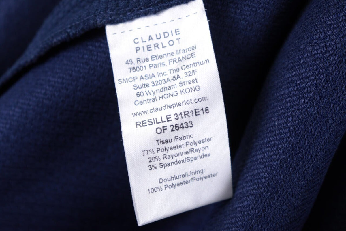 Claudie Pierlot Blue Summer Party Cocktail Evening Skeater Dress – Size 36