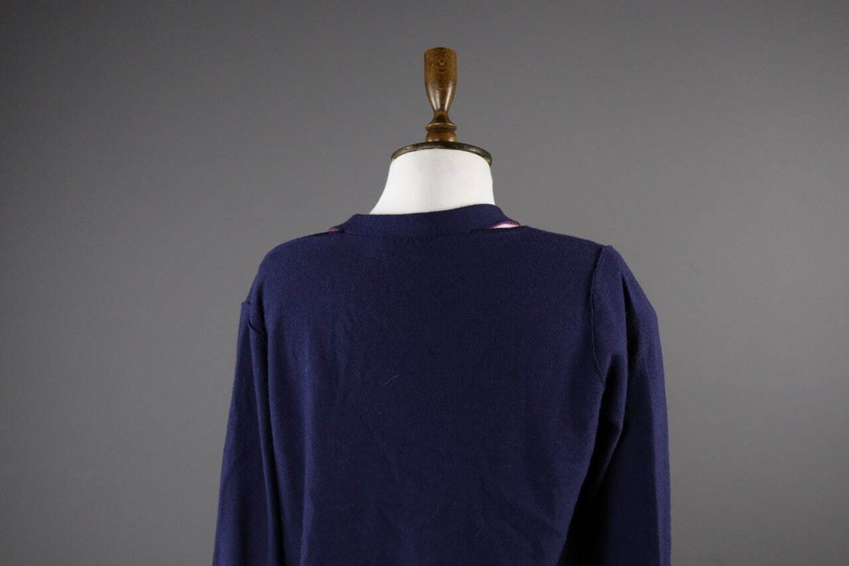 Sonia by Sonia Rykel Wool Designer Casual Cardigan Sweater – Women's L