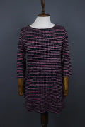MARIMEKKO ADD PERETTA PIKKU RASYMATTO Purple Polka Dot Cotton Shift Dress Sz XS