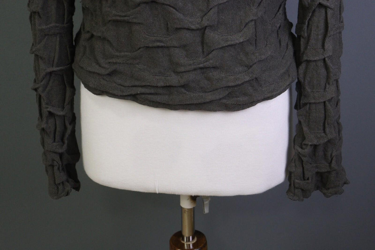 Absolut by ZEBRA Angora Wool Crew Neck Textured Knit Pullover Sweater – Size 2