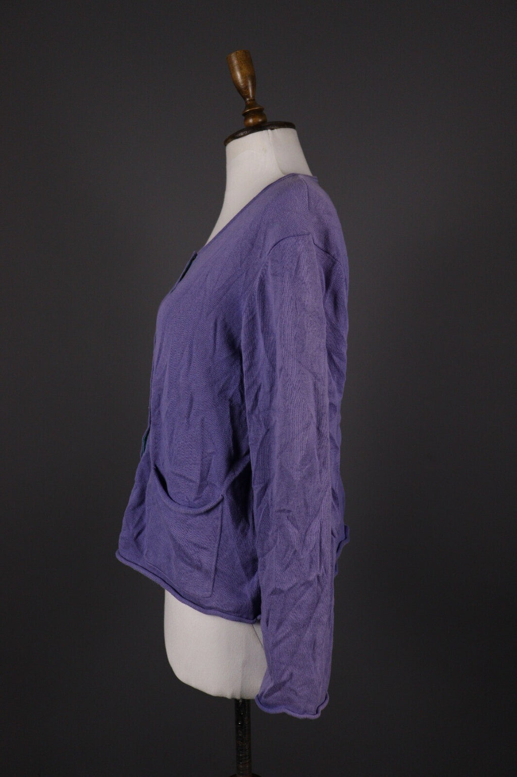 Gudrun Sjoden Blue Knit Cardigan Sweater – Size L