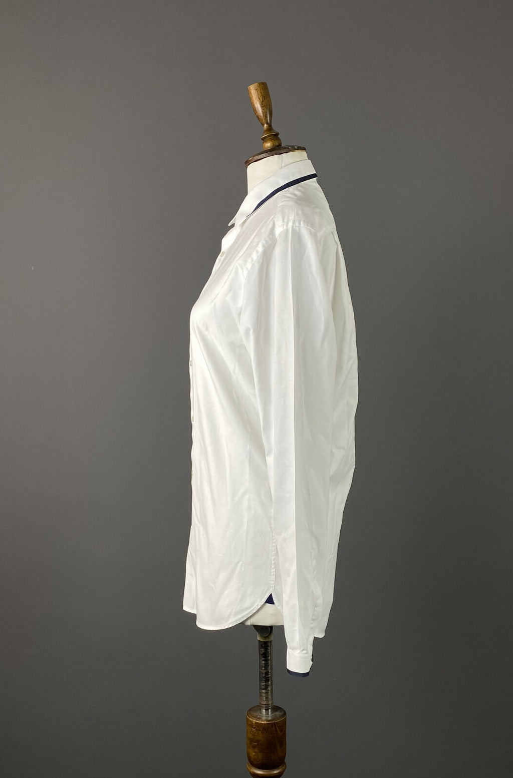 The Kooples White Cotton Fitted Button Down Long Sleeve Shirt – Women's M
