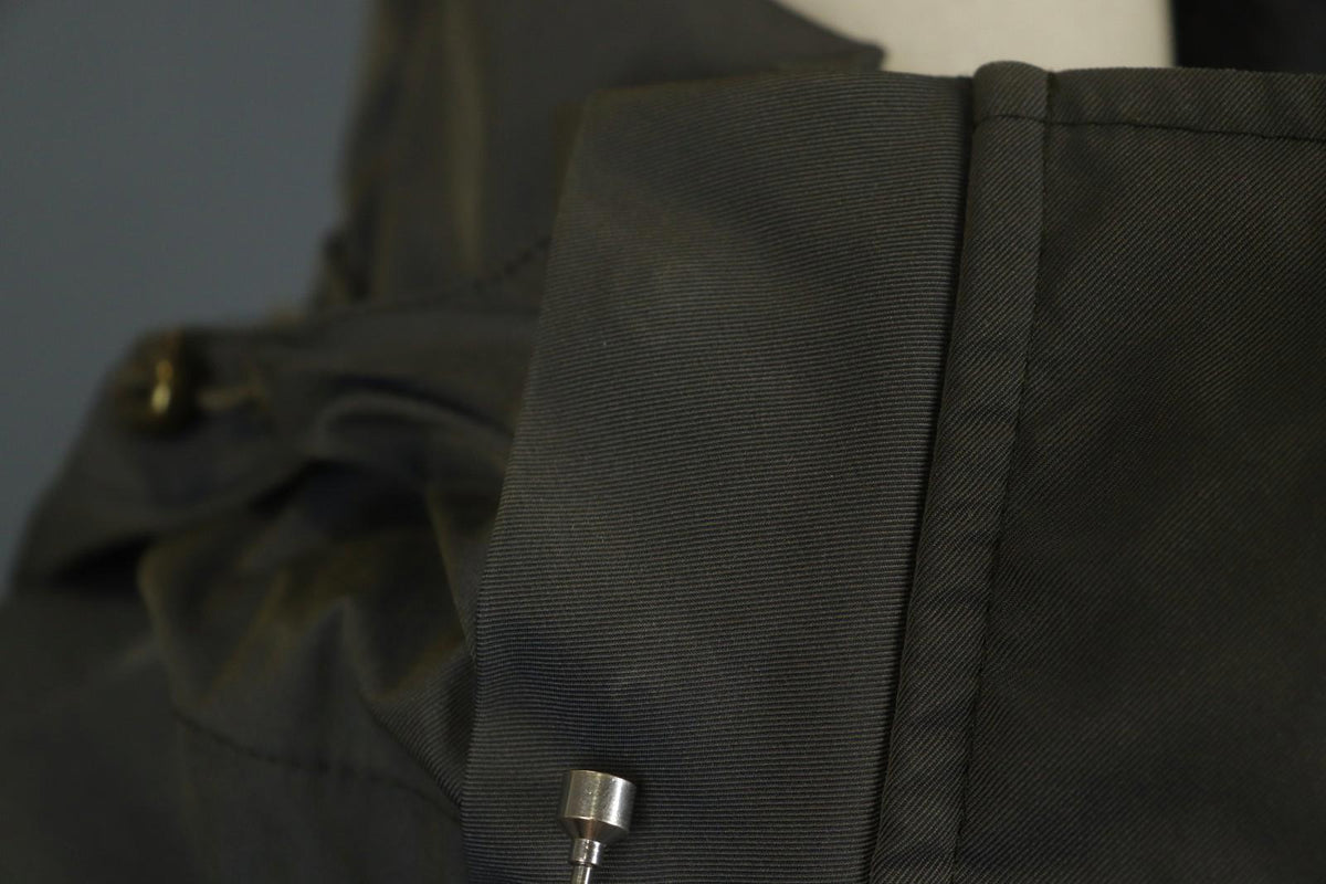 MAX MARA WEEKEND Dark Green Long Sleeve Hooded Windbreaker Jacket – Size 42