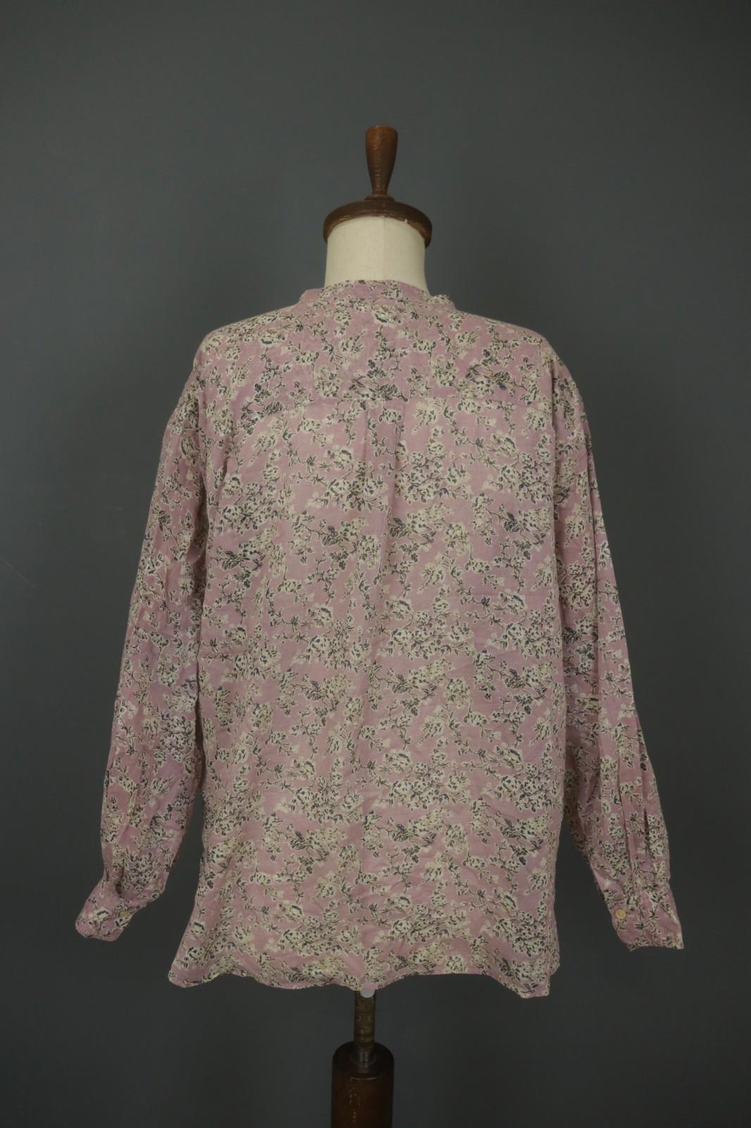 ISABEL ÉTOILE MARANT Multi Floral Long Sleeve Button Front Shirt Top – Size 38