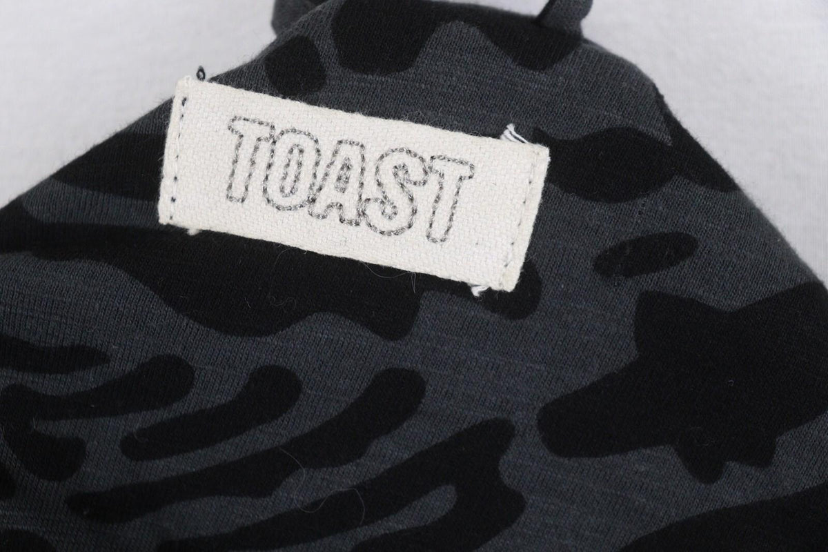 TOAST Black Gray Geometric Pattern Wool Tweed Button Front Blazer Jacket Sz M/L
