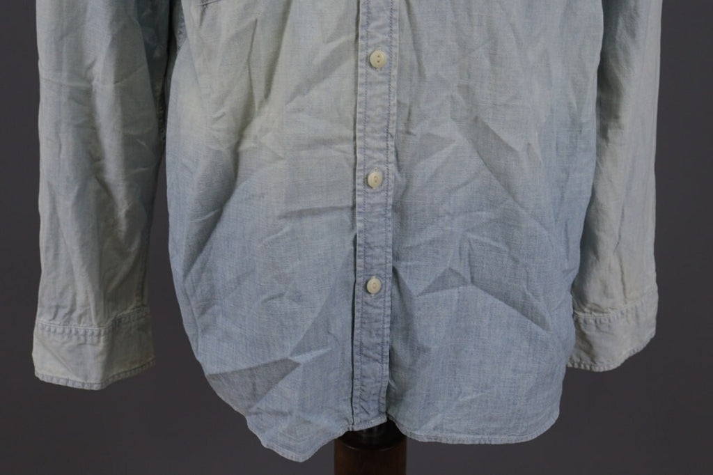 Denim & Supply Ralph Lauren Blue Long Sleeve Denim Over Shirt XL – Men's
