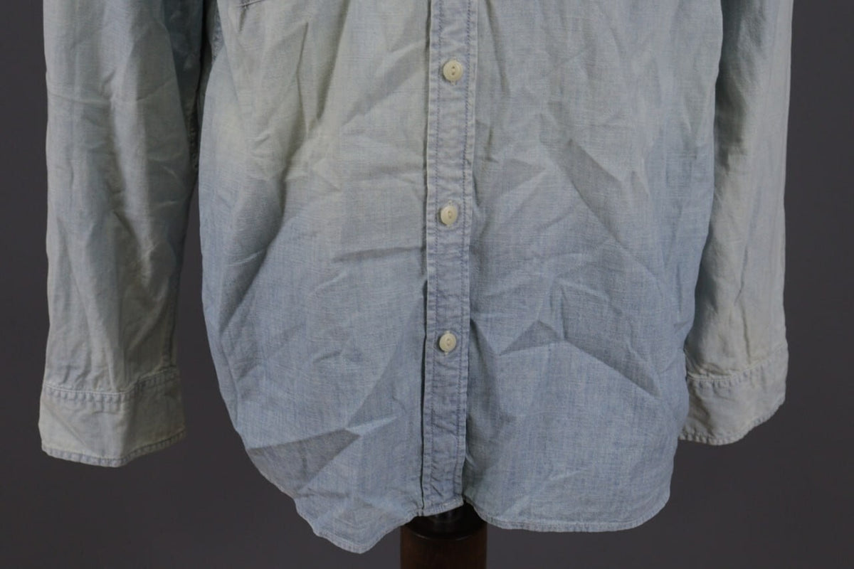 Denim & Supply Ralph Lauren Blue Long Sleeve Denim Over Shirt XL – Men's