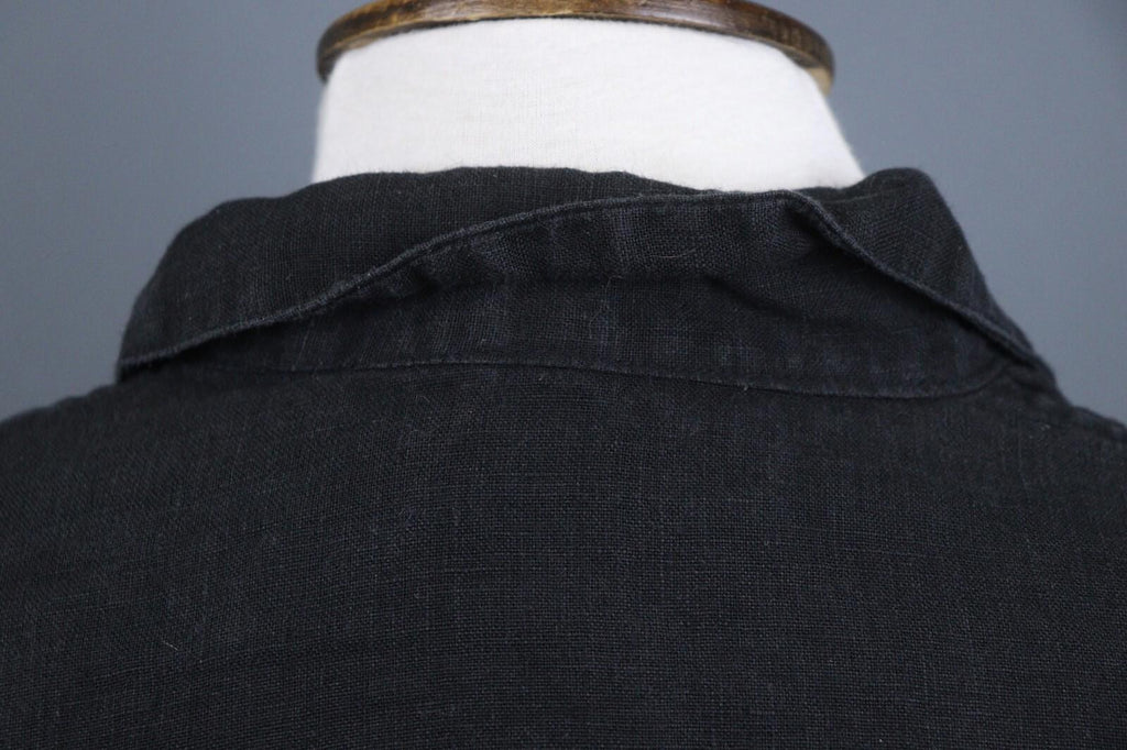 GUDRUN SJODEN Black Long Sleeve Casual Button Up Shirt – Size S