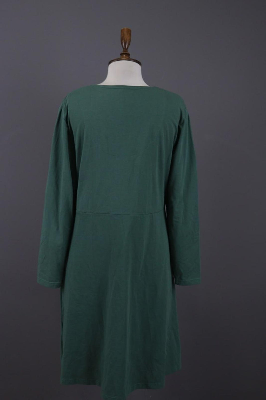 GUDRUN SJODEN Green Oversized Long Sleeve Sweater Knit Midi Dress – Size L