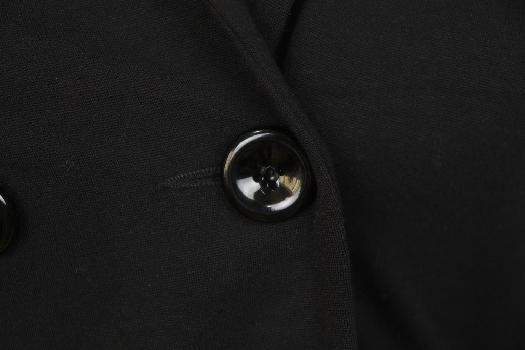 MARIMEKKO Ritva Falla Black Formal Notch Lapel Double Breasted Blazer Jacket S/M